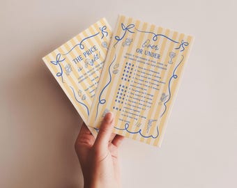 La Dolce VIta Bridal Shower Game Template That's Amore Shower Editable Advice Wishes Card Italian Bachelorette Games Digital Download, 0106