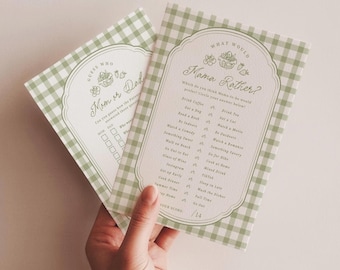 Locally Grown Baby Shower Games Personalized Template Farmers Market Theme Shower Activities  Printable Download, 0142