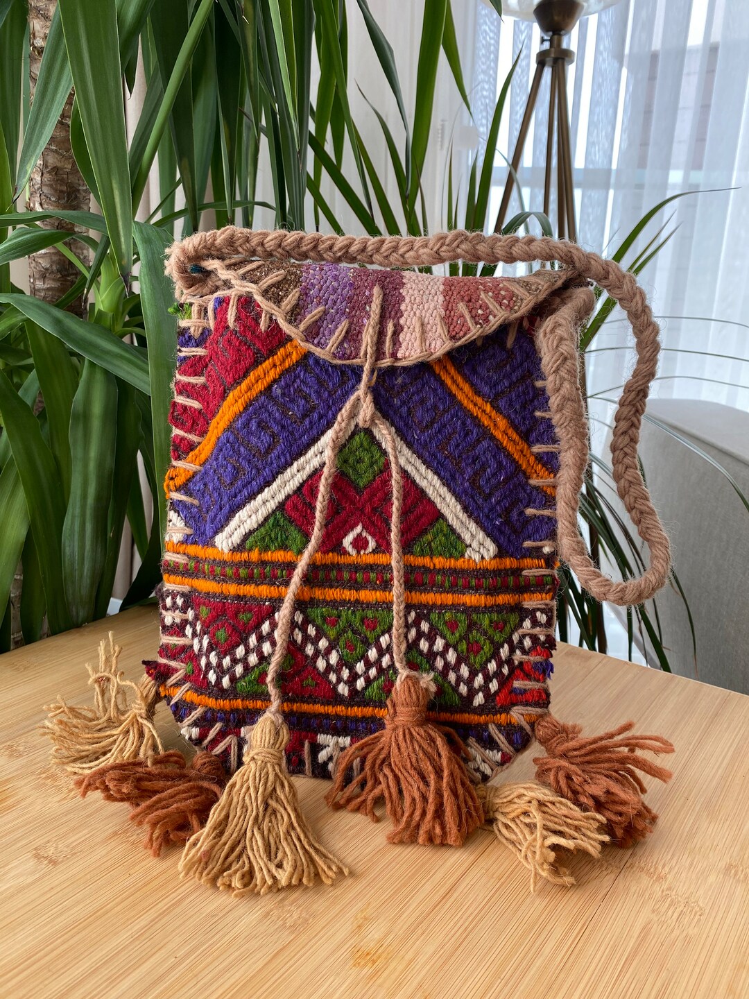 Kilim Bohemian Beach Bag