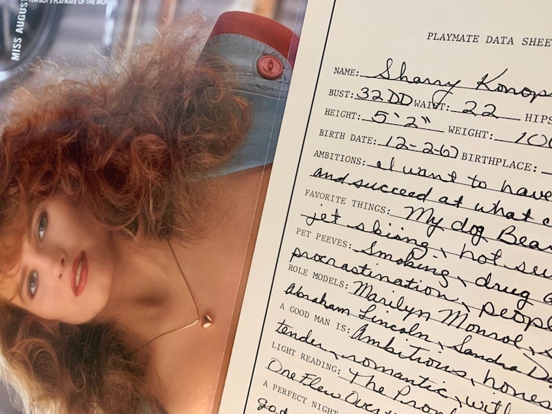 Sharry Konopski Playboy Playmate of the Month August 1987 - Etsy Australia