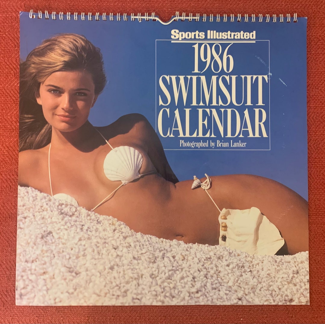 Vintage Sports Illustrated Swimsuit Calendar Paulina Porizkova 1986