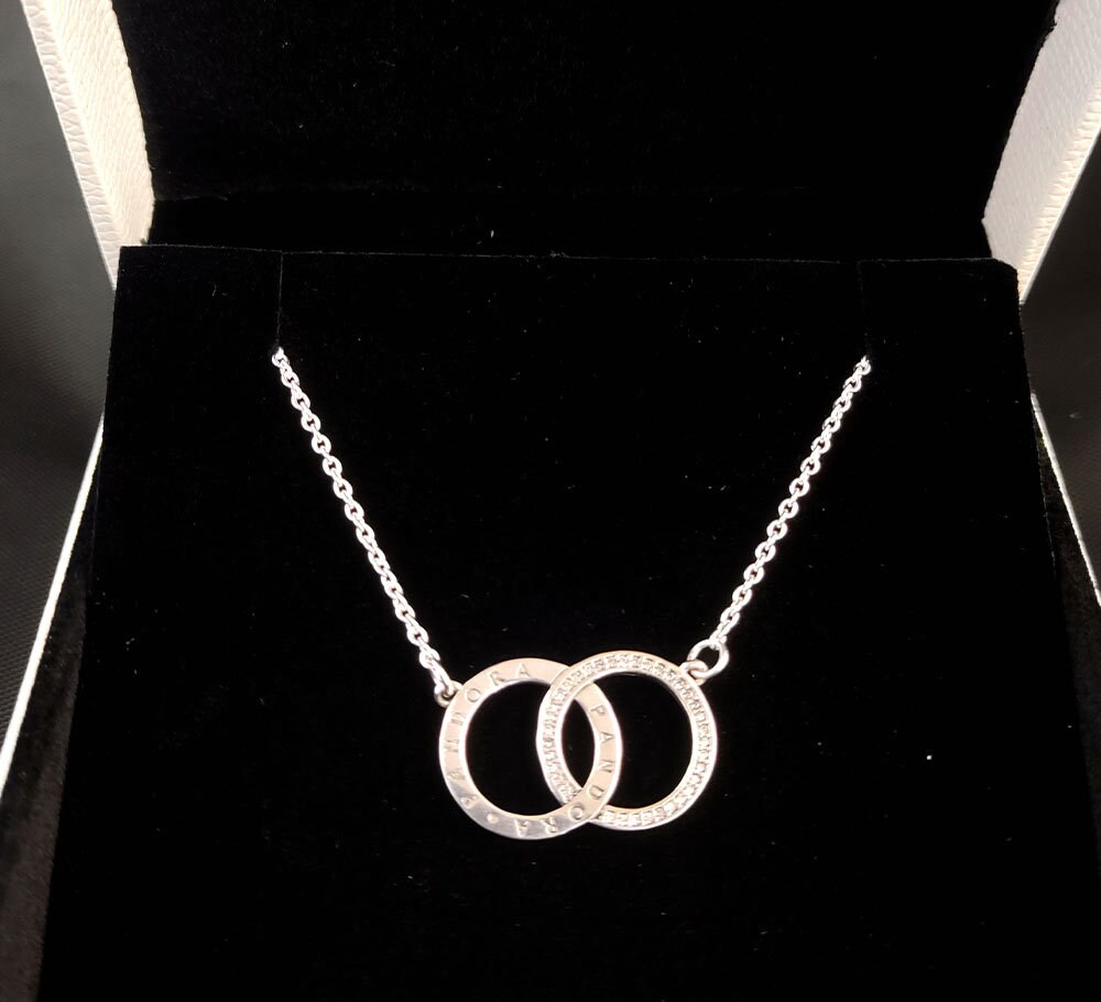 Pandora Circle Necklace Etsy UK