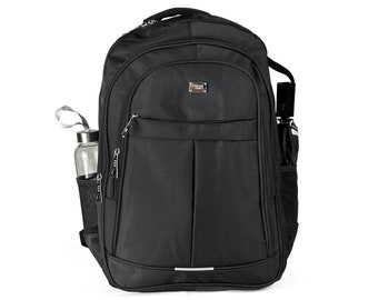 Heavy-Duty Large Laptop Backpack - Ultimate Nylon Work & Travel Bag