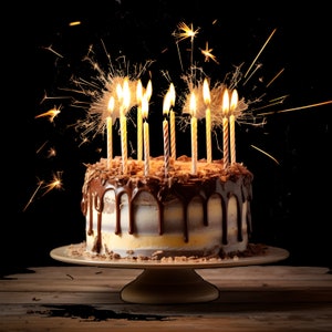Geburtstagskuchen Clipart Kuchen ClipArt Schokoladenkuchen Erdbeerkuchen Kuchen mit Kerzen zum direkten Download kommerzielle Nutzung