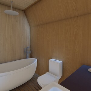 Wooden A Frame, Triangle House, Bungalow image 9