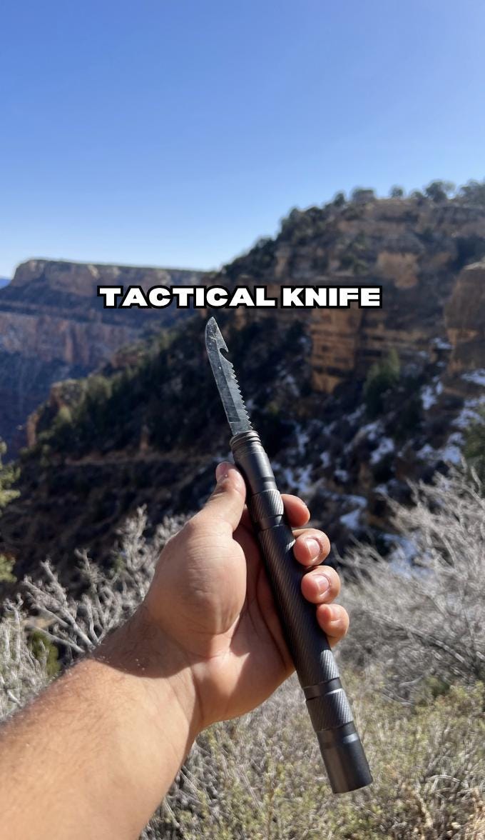 Military-Grade Outdoor Survival Kit with Essential Tools