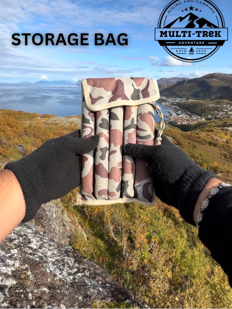 Multi Functional Survival Tactical Trekking Pole, Gift for Him, Fathers