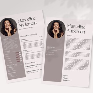 Resume Template, Downloadable Resume Template, Resume Template Modern, Resume Template Canva, ATS Friendly Resume Template
