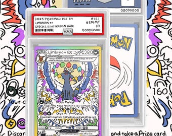 Tarjeta graduada Umbreon EX (hecha por un fan)