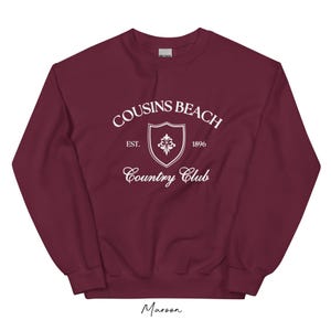 Cousins Beach Sweatshirt, TSITP, The Summer I Turned Pretty, TSITP Merch, Team Conrad, Team Jeremiah, Conrad Fisher, Jeremiah Fisher, Belly