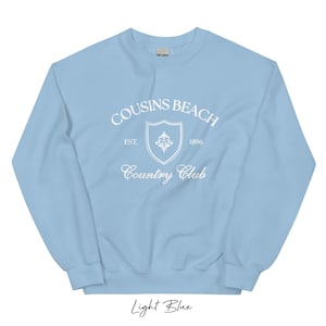 Cousins Beach Sweatshirt, TSITP, The Summer I Turned Pretty, TSITP Merch, Team Conrad, Team Jeremiah, Conrad Fisher, Jeremiah Fisher, Belly