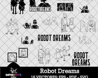 18 Robot Dreams (movie) Vectors