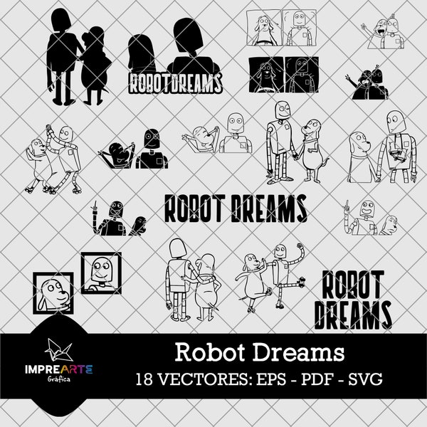 18 Robot Dreams (movie) Vectors