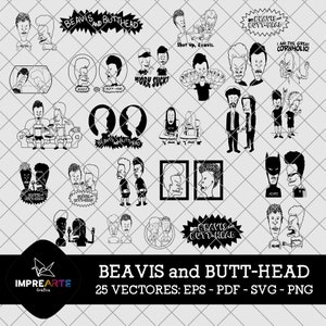 25 Beavis and Butt-Head Vectors