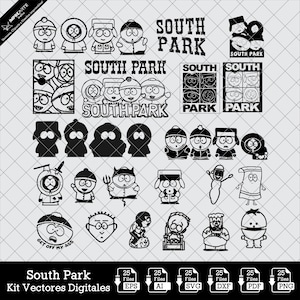 25 Digital Vectors SOUTH PARK