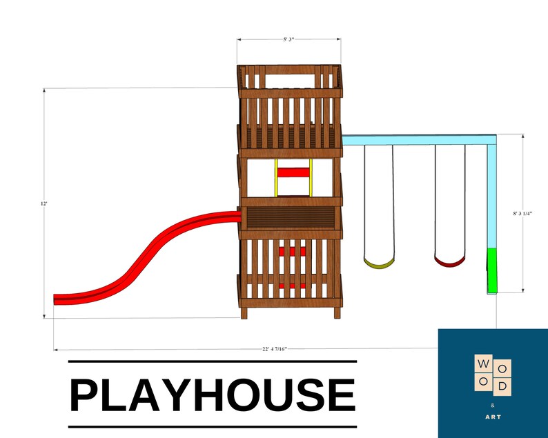 Playhouse Plans, DIY Playhouse, Playhouse Plans for Kids, Do It