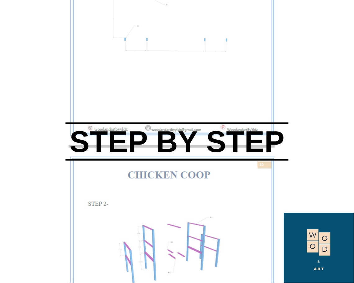 The Garden Coop Walkin Chicken Coop Plan Ebook PDF, DIY Chicken Coop