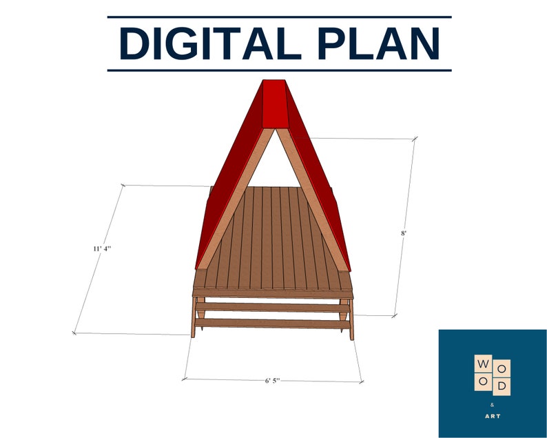 Playhouse Plans for Kids, Do It Yourself With Digital Downloads, Modern