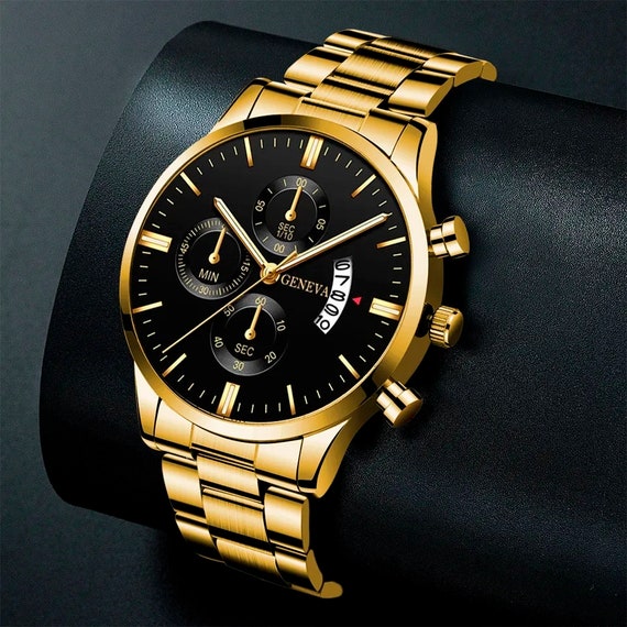 Gold Black Watch