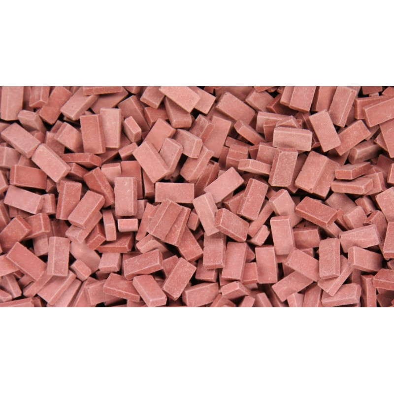 350 Pieces Mini Bricks Tiny Bricks For Landscaping Red Miniature