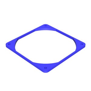 120mm PC Fan Spacer and Riser, 5mm to 50mm Thickness Shroud for Custom PC Cooling, Radiator Clearance, Noise Reduction Mod