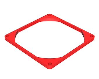 92mm PC Fan Spacer and Riser, 5mm to 50mm Thickness Shroud for Custom PC Cooling, Radiator Clearance, Noise Reduction Mod