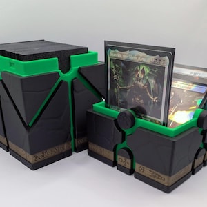 Caixa de Baralho de Comandante Estilo Necron do MTG