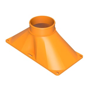 Dubbele 120 mm-adapter van ventilator naar kanaal, 3" 4" 5" slangaansluiting voor pc-uitlaat, windsimulator-mod. Sim Racing, crypto-mijnbouwventilatiescherm