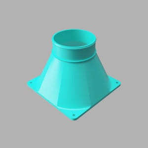 140mm Fan to Duct adapter 3&quot; 4&quot; 5&quot;