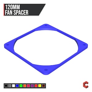 120mm PC Fan Spacer, 5mm to 50mm AIO Radiator Shroud