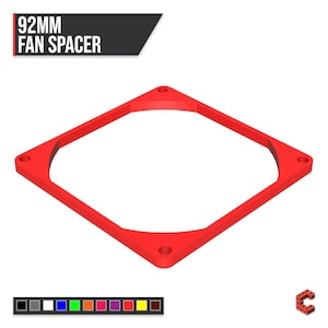 92mm PC Fan Spacer, 5mm to 50mm SFF Case and Radiator Shroud