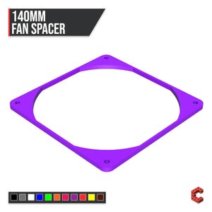 140-mm-PC-Lüfterabstandshalter, 5 mm bis 50 mm AIO-Radiatorabdeckung
