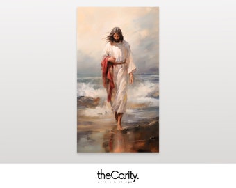 Jesus Christ Photo | Come, Follow Me | Jesus Painting | Jesus Wall Art | Jesus Home Decor | Living Room Ideas