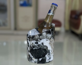 Enfriador de vino de mármol, cubos de mármol y enfriador Mejore su experiencia vinícola con nuestro enfriador de vino, cubo de champán y tiempo de fiesta