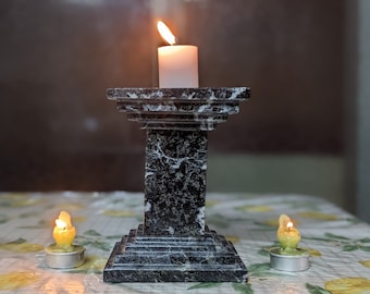 Candle Stick Holder Marble Chime Candle Holder & Decorative Candles for Home Decor Votive Candle Holder Tea Light Holder gift for her