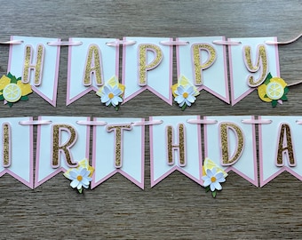 Lemons Birthday Banner