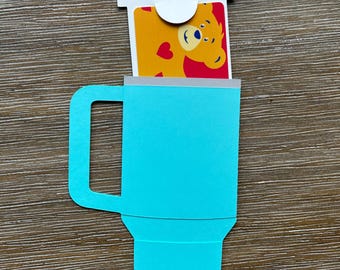 Tumbler Inspired Gift Card Holder