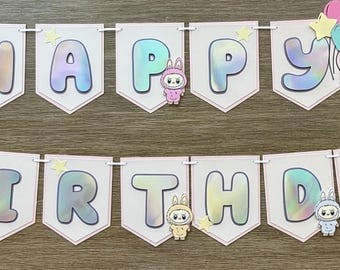 Little Monster Birthday Banner