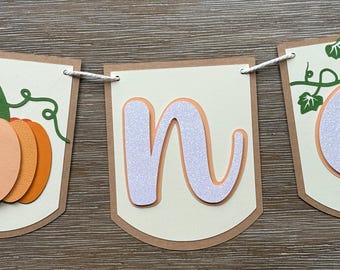 Pumpkin High Chair Banner