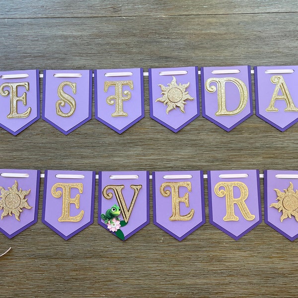 Best Day Ever Rapunzel Banner - Etsy