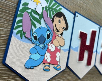Ohana Inspired Birthday Banner