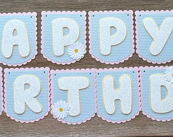 Pastel Blue Dog Banner