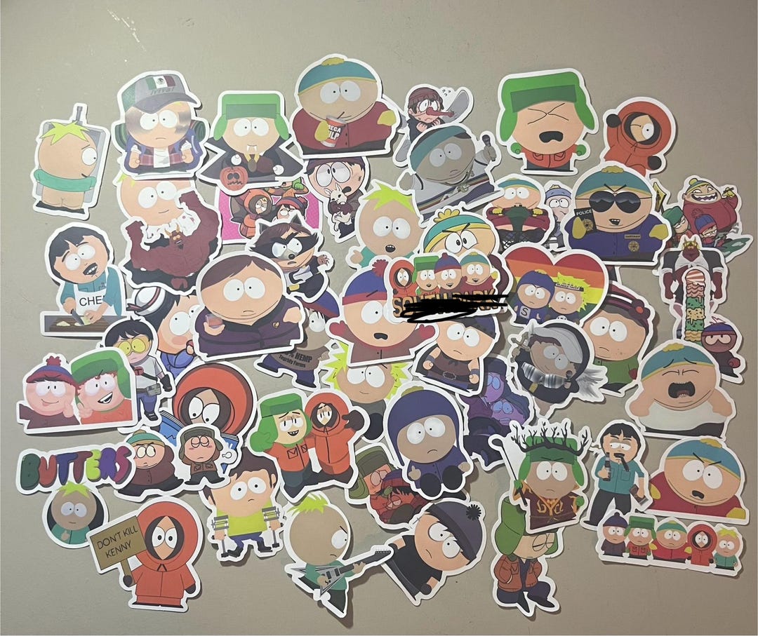 50pcs Stickers Cartoon Laptop Phone Decal Waterproof Vinyl Stickers TV ...