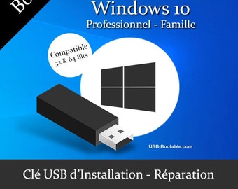 Windows 10 PRO Bootable USB Key - Family + User Guide