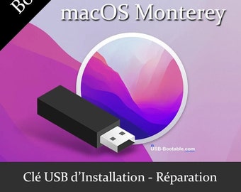 macOS Monterey Bootable USB Key + PDF User Guide