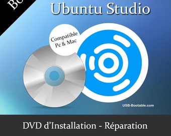 DVD Bootable Ubuntu Studio + Guide d'utilisation