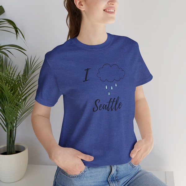 I love Seattle shirt, Rain shirt, Washington shirt, Fall Lovers shirt, Gift ideas, Cute Womens shirt, Travel shirt, Washington Tourist shirt