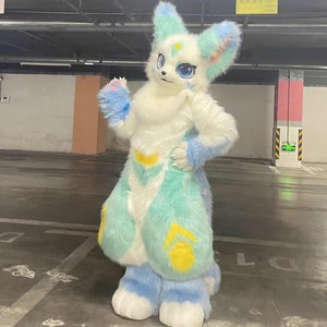 Fursuit fullbody Custom made clothes cospaly - Including clothes head PAWS shoes tail