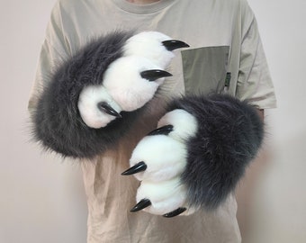 Long Ver Fursuit paws furry gloves cosplay gloves