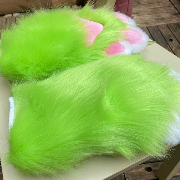 Long Ver Fursuit paws furry gloves cosplay gloves